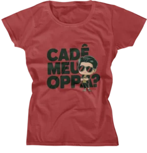 Camiseta Baby Look - Cade Meu Oppa