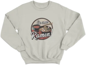 Moletom Careca - Eu Amo Ramen 01