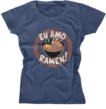 Camiseta Baby Look - Eu Amo Ramen 02