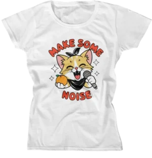 Camiseta Baby Look - Make Some Noise 01