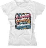 Camiseta Baby Look - O Amor Comeca Em Um Dorama 01