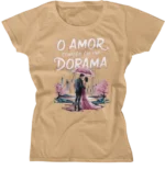 Camiseta Baby Look - O Amor Comeca Em Um Dorama 02