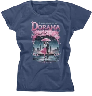 Camiseta Baby Look - O Amor Comeca Em Um Dorama 04