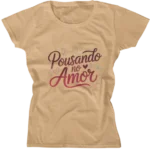 Camiseta Baby Look - Pousando No Amor