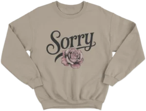 Moletom Careca - Sorry The Rose